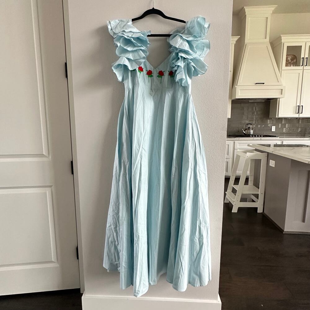 FANM MON TUCKERNUCK Demre Dress Size Medium New - Picture 2 of 10